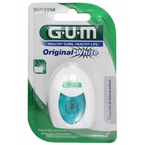 Gum-2040 original white - seda dental blanqueadora (30 m)