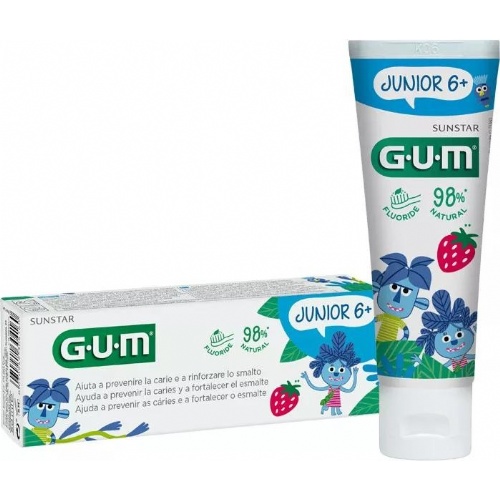 Gum junior pasta dental (naranja 50 ml)