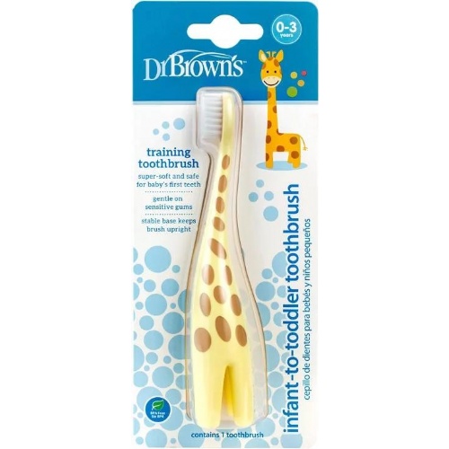 Cepillo dientes bebe - dr brown´s (jirafa 0-3 años)