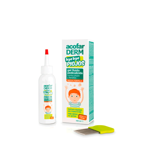 Acofarderm bye bye piojos gel fluido pediculicid - antipiojos (100 ml)