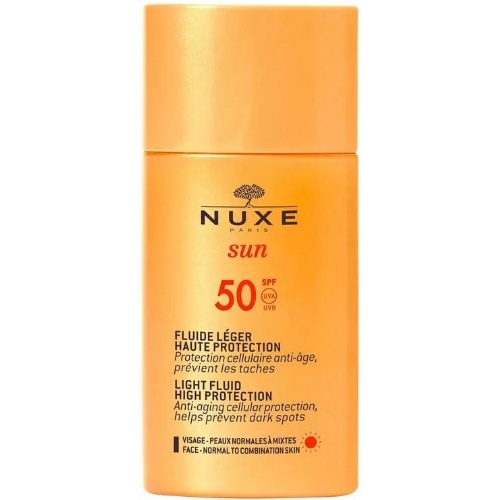 Nuxe sun fluido ligero alta protection spf 50