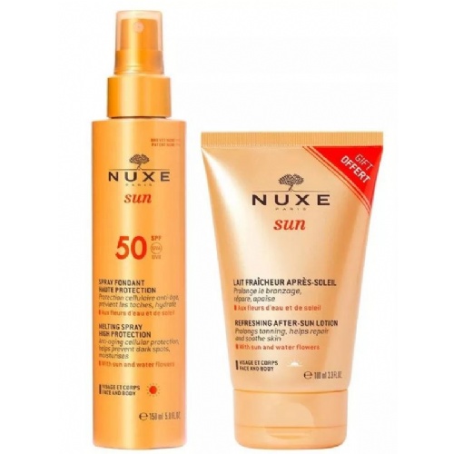 Nuxe sun spray spf 50 150 ml + lait
