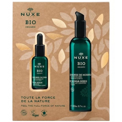 Nuxe cofre bio serum chia + agua micelar