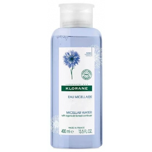 Klorane agua micelar al aciano desmaquillante 3 en 1 (1 envase 400 ml)