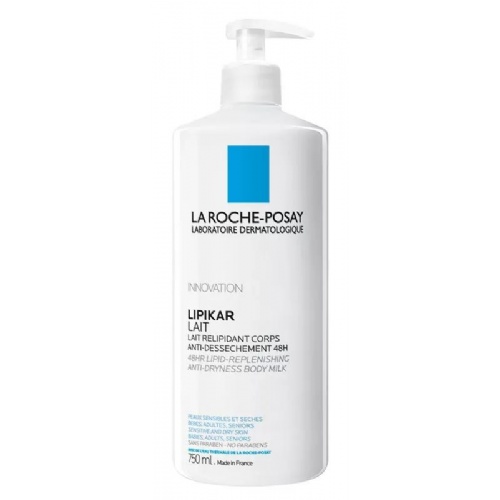 Lipikar lait corporal relipidizante antidesec - la roche posay (1 envase 750 ml)