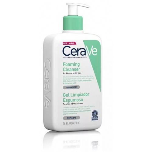 Cerave gel limpiador espumoso (473 ml)