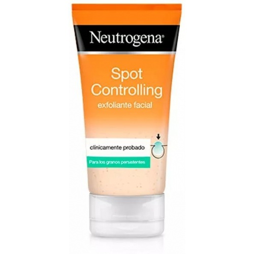 Neutrogena spot controlling - exfoliante facial con acido salicilico purificante (150 ml)