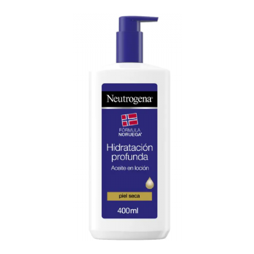 Neutrogena hidratacion profunda aceite en locion (1 envase 400 ml pack promocional)
