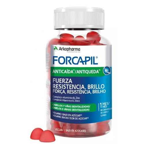 Forcapil anticaida  60 caramelos de goma