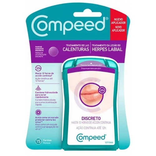 Compeed herpes labial (15 parches)