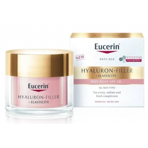 Eucerin hyaluron-filler crema de dia rose fps 30 (1 envase 50 ml)