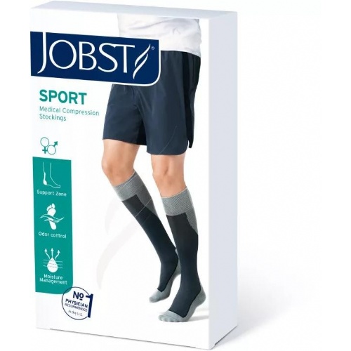 Calcetin jobst sport cl1  75289-32-01 ng/gris t/l