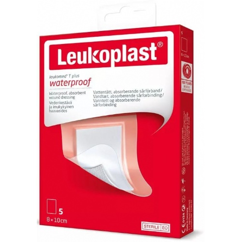 Leukomed t plus - aposito esteril adh (8 x 10 cm 5 apositos)