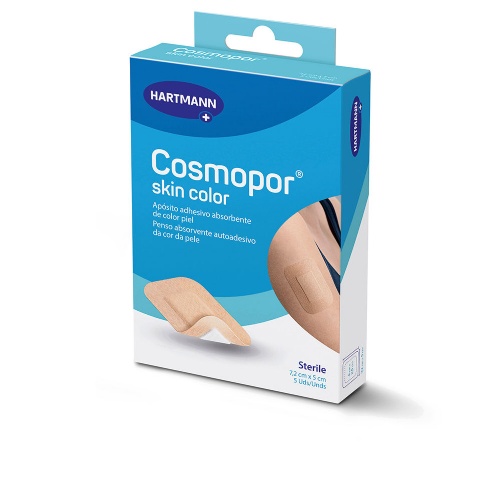 Cosmopor skin color - aposito esteril (5 unidades 7,2 cm x 5 cm)