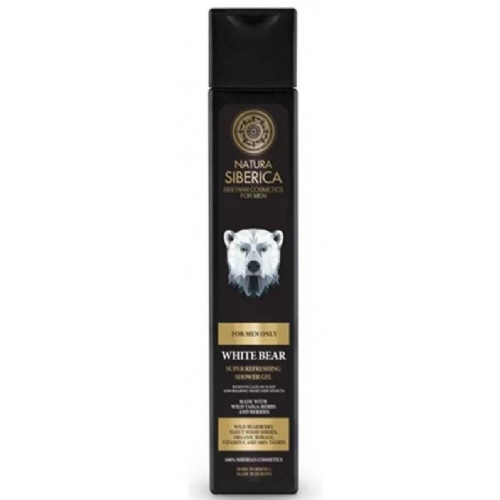 Natura siberica men gel ducha refrescante-oso polar 250 ml