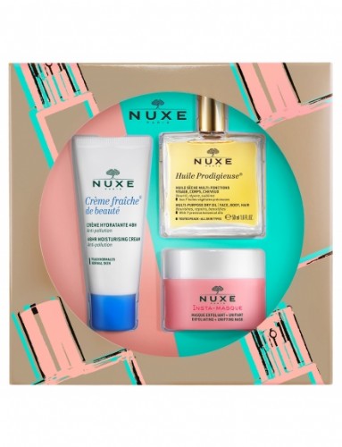 Nuxe cofre insta masque+ cr fraiche+ huile