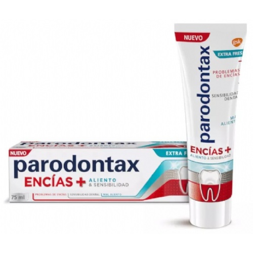 Parodontax encias + aliento & sensibilidad  extra fresh (1 tubo 75 ml)