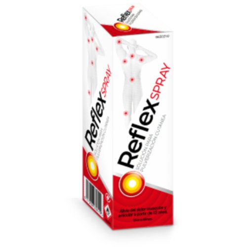 REFLEX SPRAY SOLUCIÓN PARA PULVERIZACIÓN CUTÁNEA, 1 frasco de 130 ml