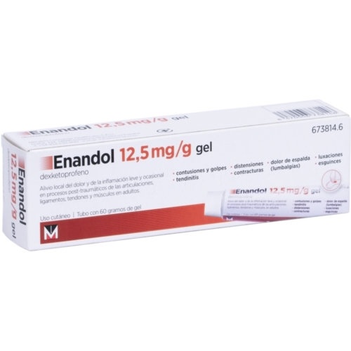 ENANDOL 12,5 mg/g GEL, 1 tubo de 60 g