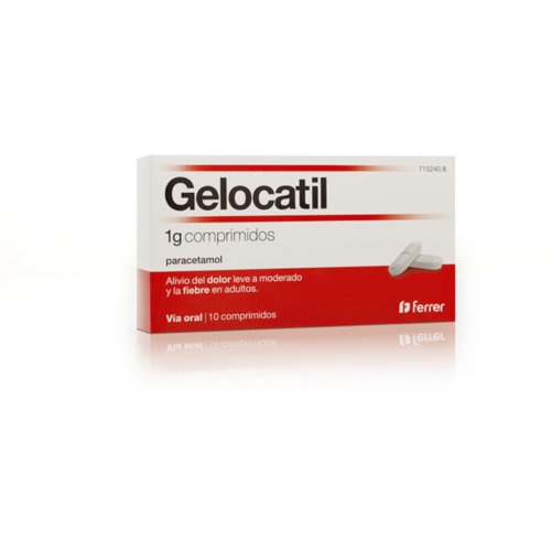 GELOCATIL 1 g COMPRIMIDOS,10 comprimidos