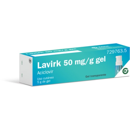 LAVIRK 50 MG/G GEL, Bomba dosificadora de 5g