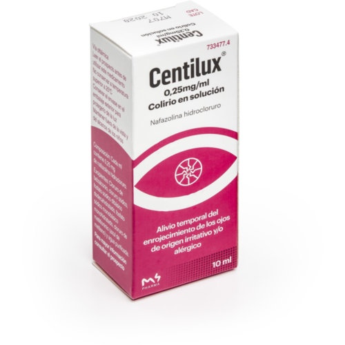 CENTILUX 0,25 mg/ml COLIRIO EN SOLUCION , 1 frasco de 10 ml
