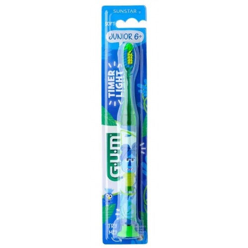 Cepillo dental junior - gum 903 (con luz monstruos)