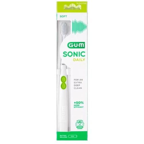 Cepillo dental sonico - gum sonic daily (1 unidad color blanco)