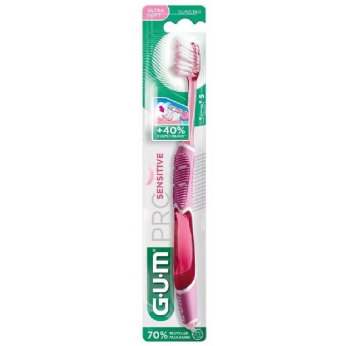 Cepillo dental adulto - gum pro sensitive compact (1 unidad super soft)