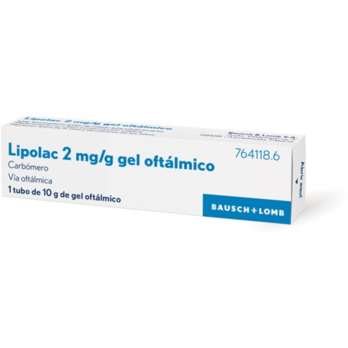 LIPOLASIC 2 mg/g GEL OFTALMICO , 1 tubo de 10 g