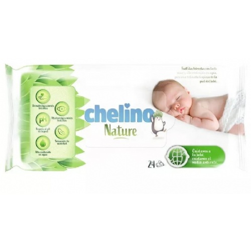 Chelino nature (24 toallitas)