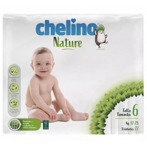 Pañal infantil - chelino nature (t - 6 27 u)
