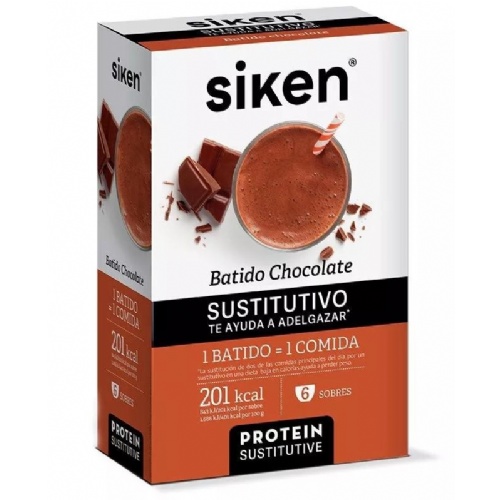 Siken protein sustitutive batido (chocolate 6 sobres)
