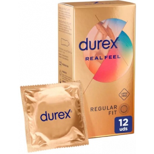 Durex real feel - preservativo sin latex (12 unidades)
