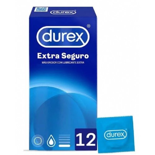 Durex extra seguro - preservativos (12 u)