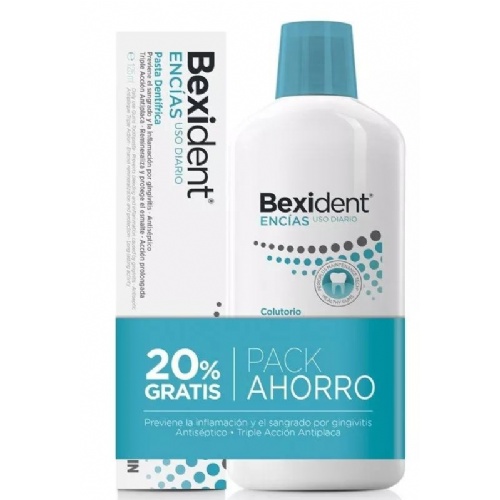Pack bexident encias col 500+ pasta 125ml