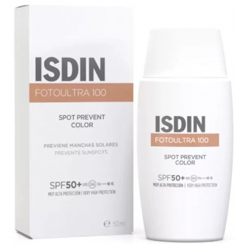 Isdin fotoultra 100 spot prevent color spf 50+  50 ml