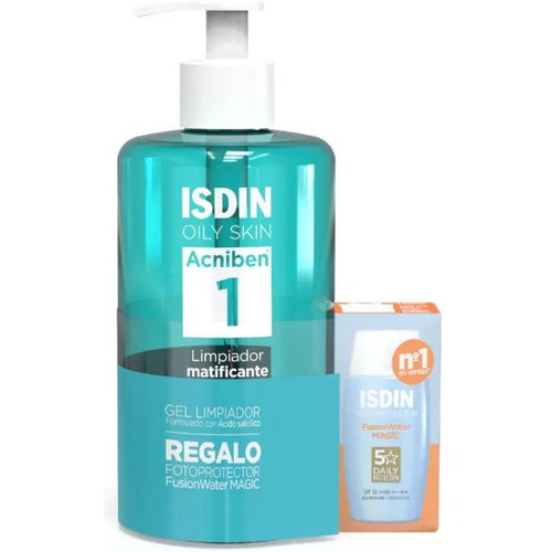 Isdin oily skin acniben limpiador matificante gel  1 frasco 400 ml