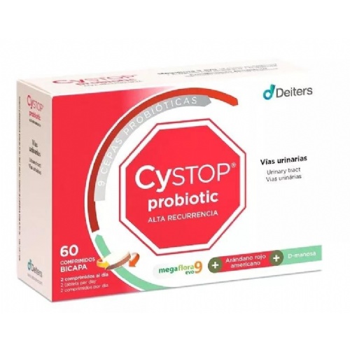 Cystop probiotic alta recurrencia (60 comprimidos bicapa)
