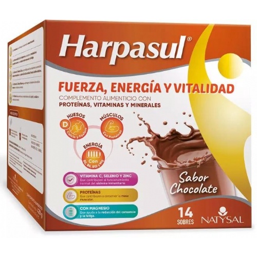 Natysal harpasul sabor chocolate 14 sobres