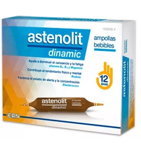 Astenolit dinamic (12 ampollas bebibles)