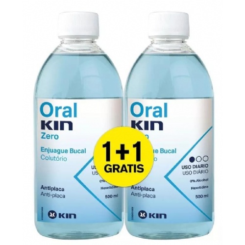 Oralkin zero enj 500 ml pack 2x1