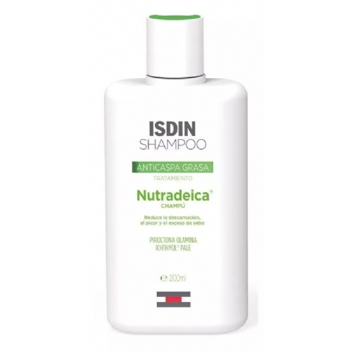 Isdin shampoo anticaspa nutradeica grasa (200 ml)