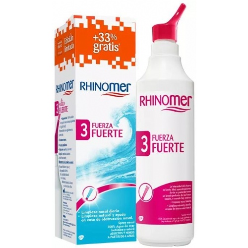 Rhinomer limpieza nasal f-3 (1 nebulizador 180 ml)