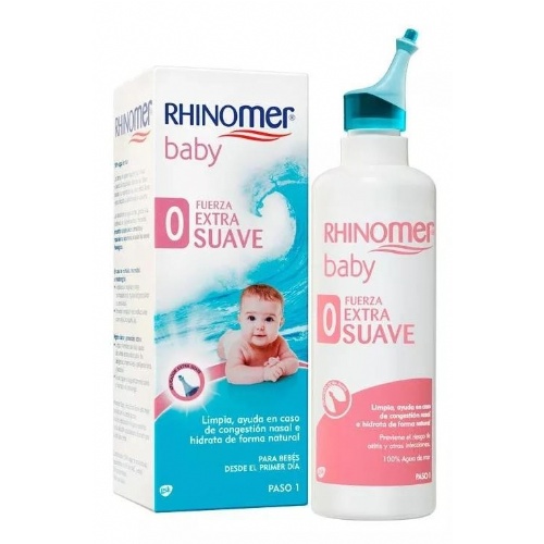 Rhinomer baby limpieza nasal f- extra suave (esteril nebulizador 115 ml)