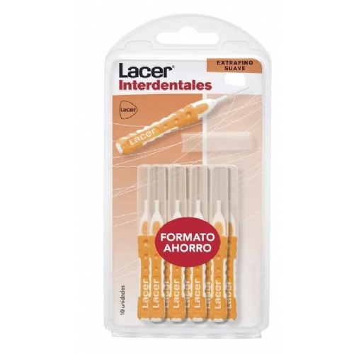 Cepillo interdental - lacer (extrafino suave recto 10 u)