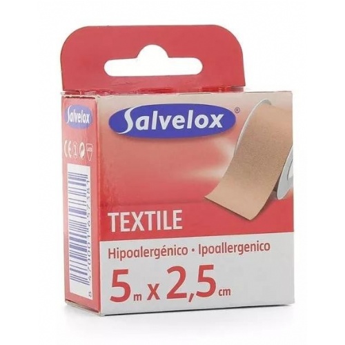 Esparadrapo - salvelox (textil carne 5 x 2.5)