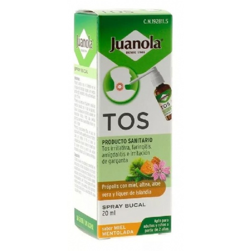 Juanola tos spray bucal (sabor miel mentolada 120 ml)