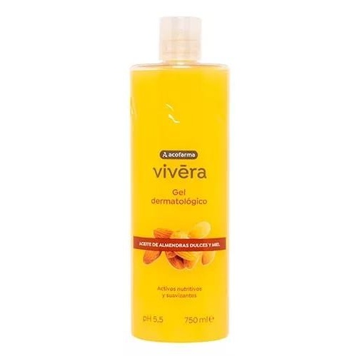 Acofarma vivera gel aceite de almendras dulces y miel (1 envase 750 ml)