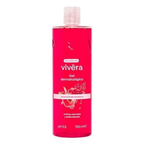 Acofarma vivera gel extracto de granada (1 envase 750 ml)